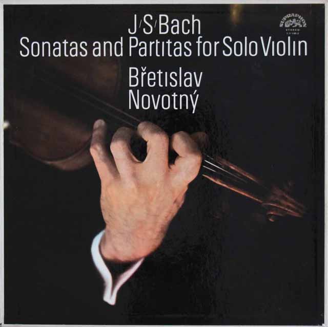 ノヴォトニーのバッハ/無伴奏ヴァイオリンソナタとパルティータ（全曲）　チェコSUPRAPHON　3715　LP レコード