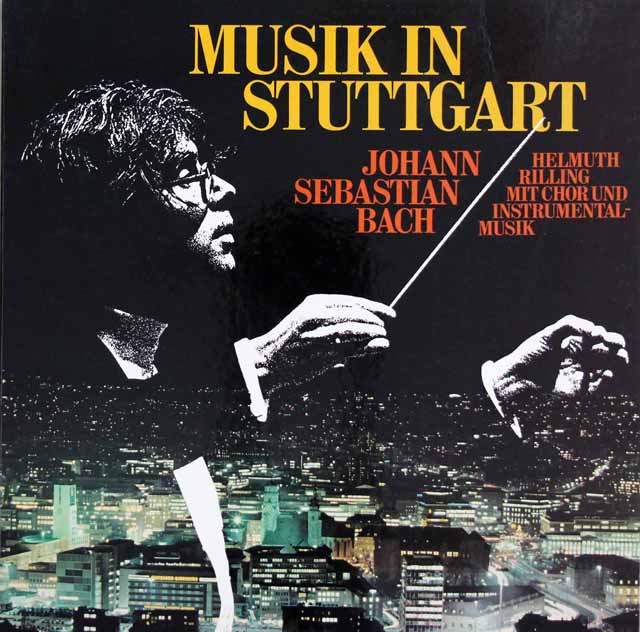 リリングのバッハ/シュトゥットガルトの音楽　独hanssler　3391　LP レコード