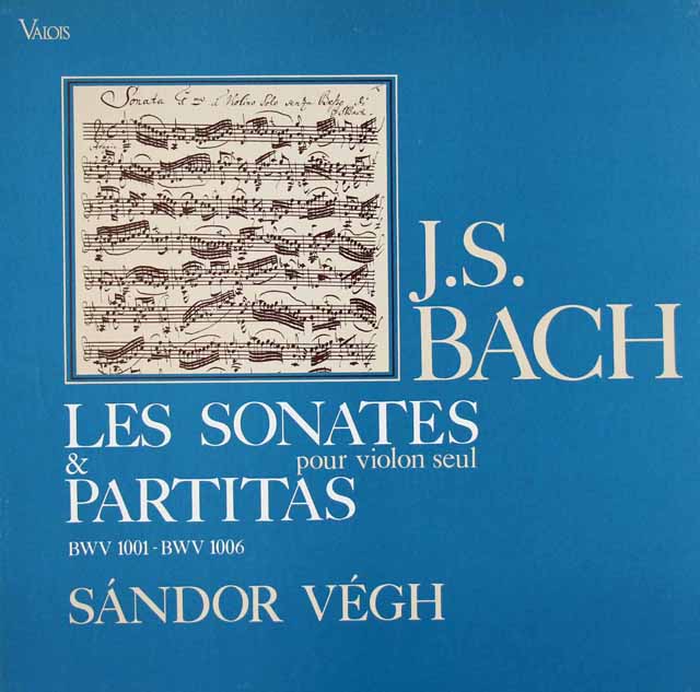ヴェーグのバッハ/無伴奏ヴァイオリンソナタ&パルティータ集 　ベルギーValois　3018　LP レコード