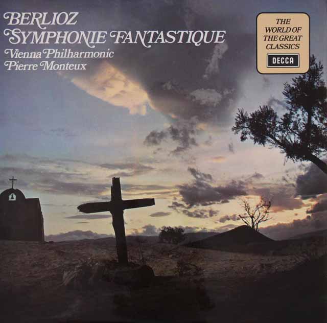モントゥーのベルリオーズ/幻想交響曲　英DECCA　3018　LP レコード