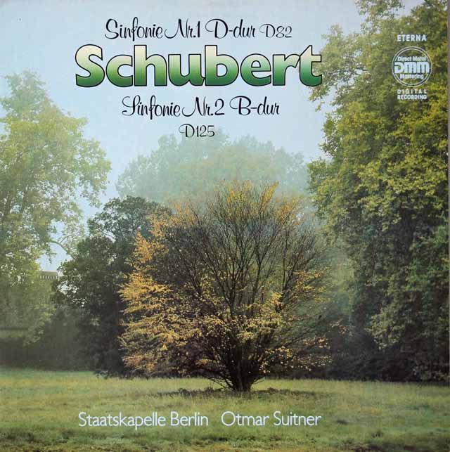 スウィトナーのシューベルト/交響曲第1、2番　独ETERNA　3716　LP レコード
