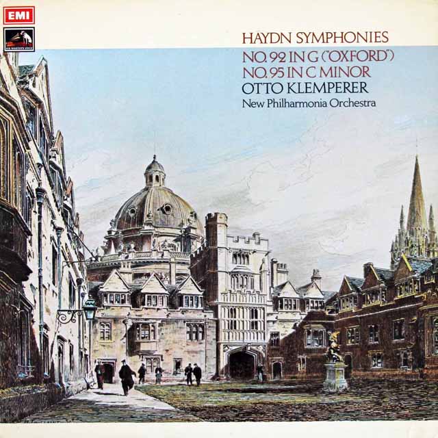 クレンペラーのハイドン/交響曲第92番「オックスフォード」&95番 　英EMI　3020　LP レコード