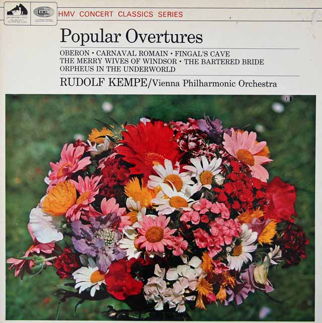 ケンペの名序曲集  　英EMI　3021　LP レコード