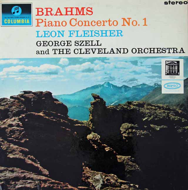 【オリジナル盤】フライシャー&セルのブラームス/ピアノ協奏曲第1番  　英Columbia　3021　LP レコード