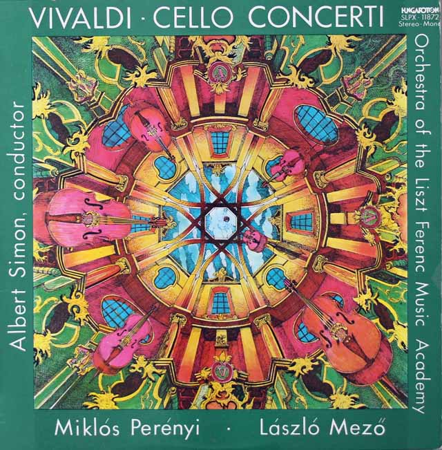ペレーニ&メゼーのヴィヴァルディ/2つのチェロのための協奏曲ほか　ハンガリーHUNGAROTON　3021　LP レコード