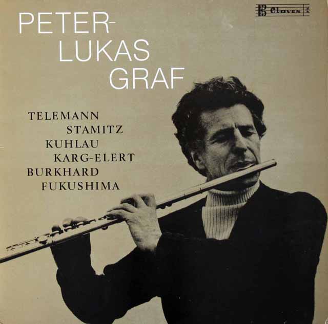 グラーフの無伴奏フルート作品集 　スイスclaves　3716　LP レコード