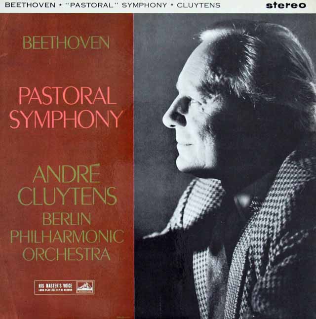 クリュイタンスのベートーヴェン/交響曲第6番「田園」　英EMI　3389　LP レコード