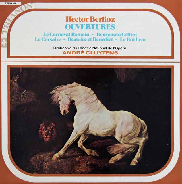 クリュイタンスのベルリオーズ/序曲集 　仏TRIANON　3024　LP レコード