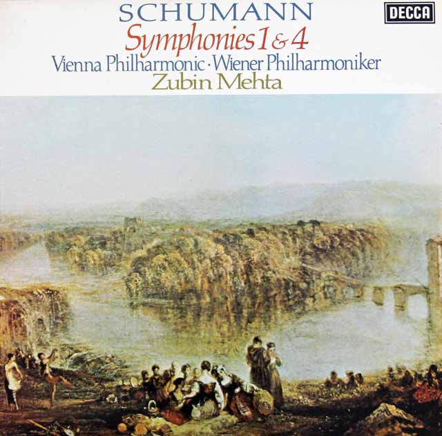 【オリジナル盤】メータのシューマン/交響曲第1&4番  　英DECCA　3024　LP レコード