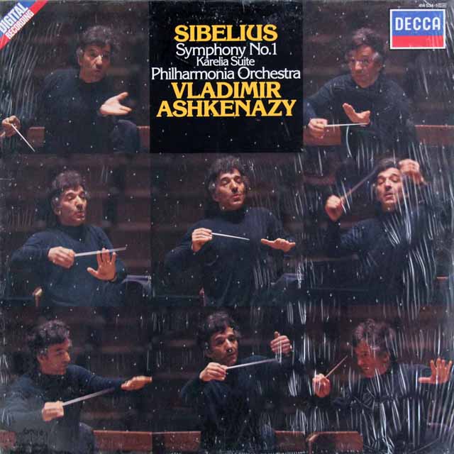 【未開封】　アシュケナージのシベリウス/交響曲第1番ほか　蘭DECCA　3717　LP レコード