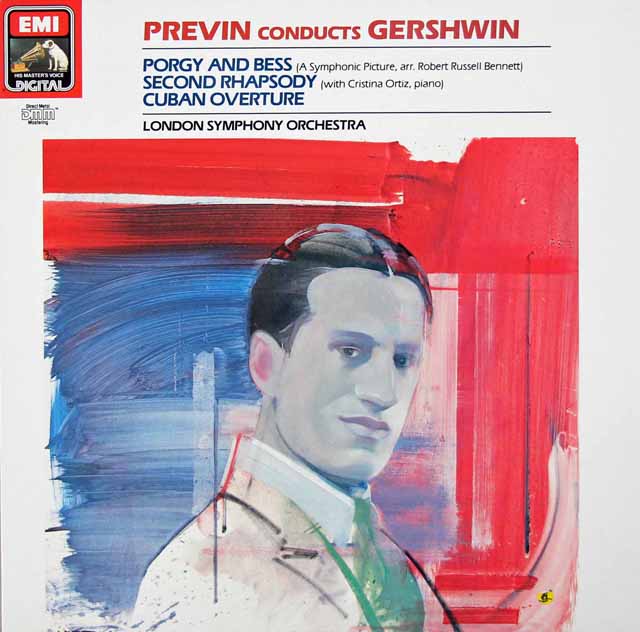 プレヴィンのガーシュイン/交響的絵画「ポーギーとベス」ほか　独EMI　3026　LP レコード
