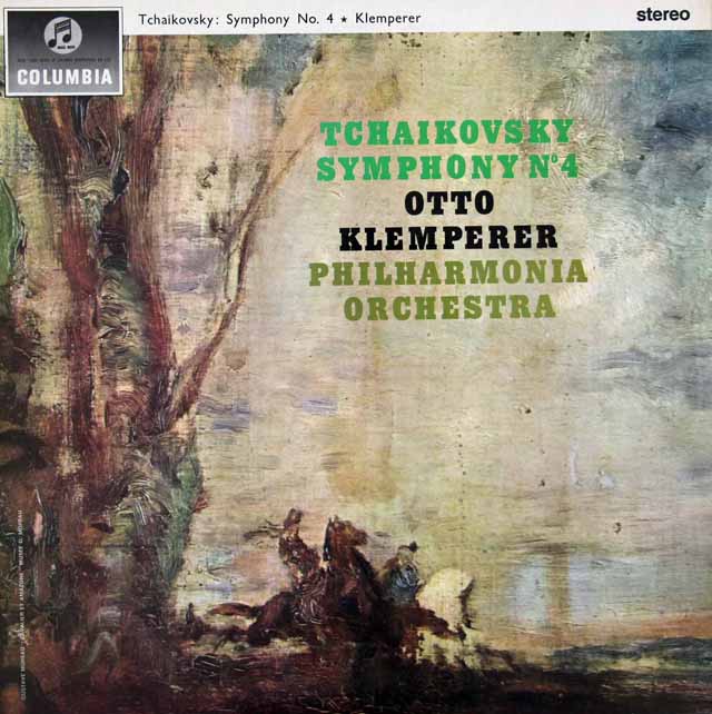 クレンペラーのチャイコフスキー/交響曲第4番  　英Columbia　3026　LP レコード