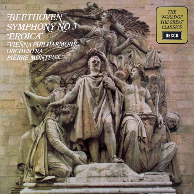 モントゥーのベートーヴェン/交響曲第3番「英雄」 　英DECCA　3026　LP レコード