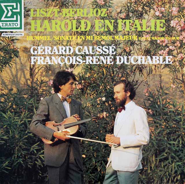 コセ&デュシャーブルのベルリオーズ（リスト編）/「イタリアのハロルド」   仏ERATO　3026　LP レコード