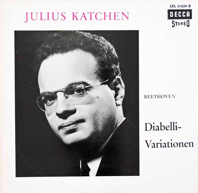 カッチェンのベートーヴェン/ディアベリ変奏曲　独DECCA　3719　LP レコード