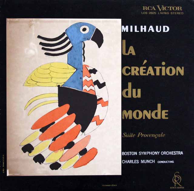 【オリジナル盤】ミュンシュのミヨー/「世界の創造」　 米RCA　3027　LP レコード