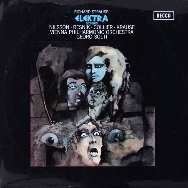 ショルティのR.シュトラウス/「エレクトラ」抜粋　英DECCA　3732　LP レコード