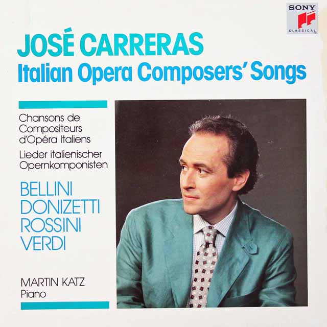 カレーラスのイタリア歌曲集　蘭CBS　3732　LP レコード