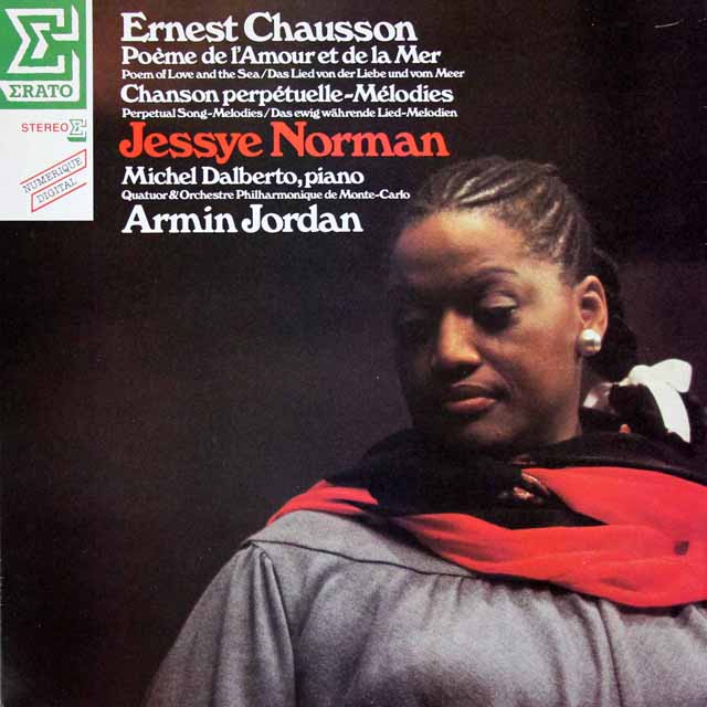 ノーマンのショーソン/歌曲集　仏ERATO　3732　LP レコード