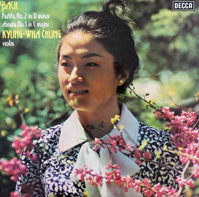 【オリジナル盤】チョンのバッハ/無伴奏ヴァイオリンのためのパルティータ&ソナタ　 英DECCA　3030　LP レコード