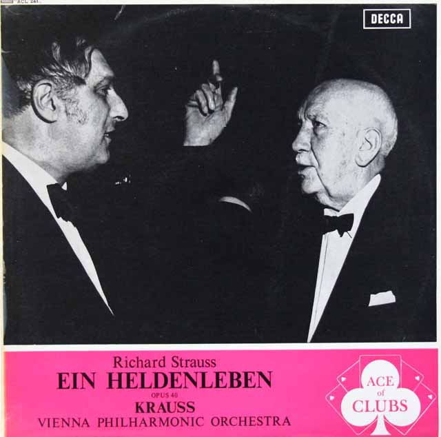 クラウスのR.シュトラウス/「英雄の生涯」　 英DECCA　3030　LP レコード