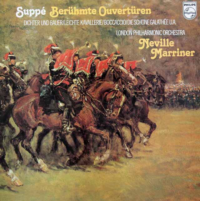 マリナーのスッペ/序曲集 　 蘭PHILIPS　3030　LP レコード