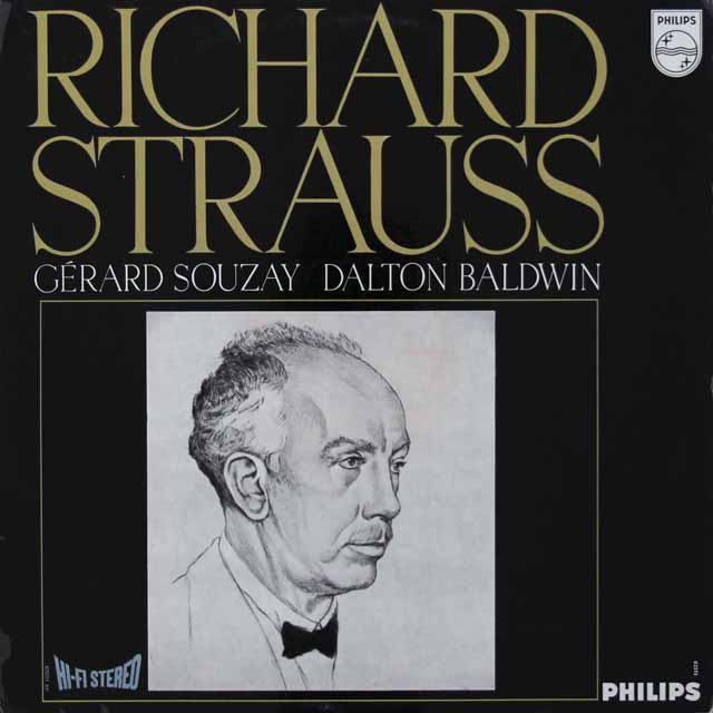 スゼー、ボールドウィンのR.シュトラウス/歌曲集　蘭PHILIPS　3499　LP レコード