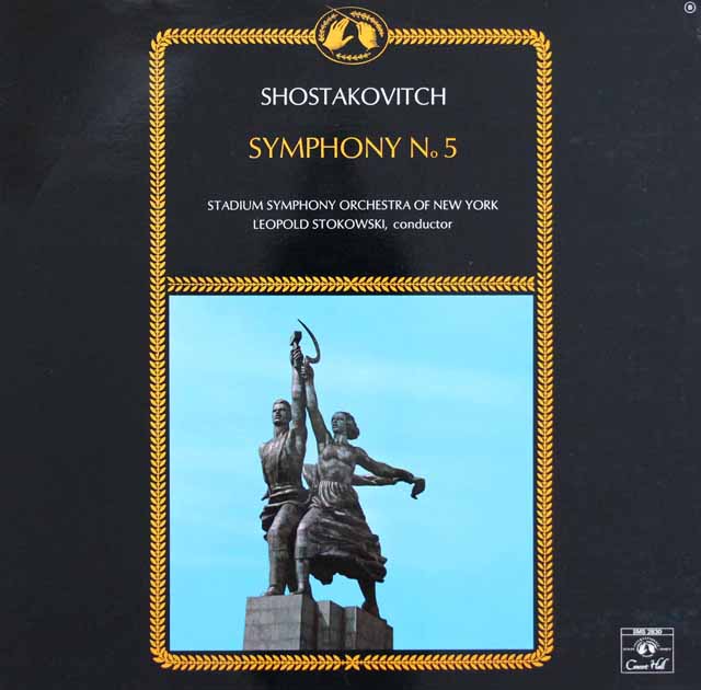 ストコフスキーのショスタコーヴィチ/交響曲第5番「革命」　英CH　3499　LP レコード