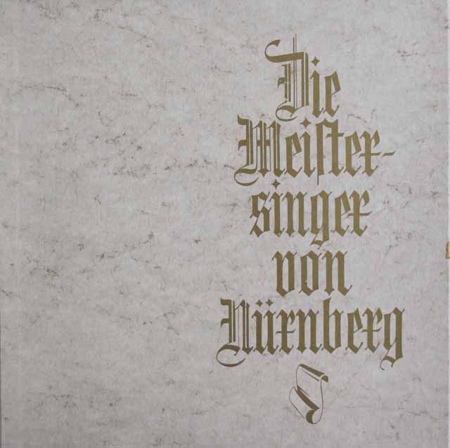 【モノラル・独最初期盤】　ケンペのワーグナー/「ニュルンベルクのマイスタージンガー」全曲　独ELECTROLA　3499　LP レコード