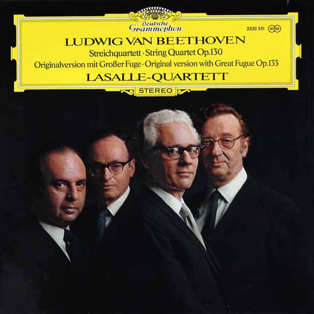【内袋未開封】　ラサール四重奏団のベートーヴェン/弦楽四重奏曲第13番　独DGG　3897　LP レコード