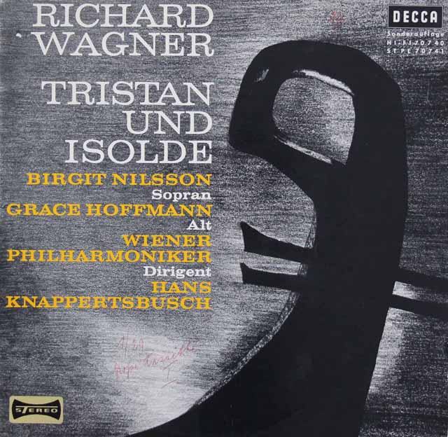 クナッパーツブッシュのワーグナー/「トリスタンとイゾルデ」抜粋　独DECCA　3038　LP レコード