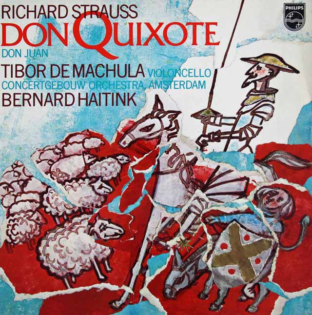 ハイティンクのR.シュトラウス/「ドン・キホーテ」　蘭PHILIPS　3415　LP レコード