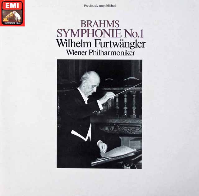 フルトヴェングラーのブラームス/交響曲第1番　 英EMI　3416　LP レコード