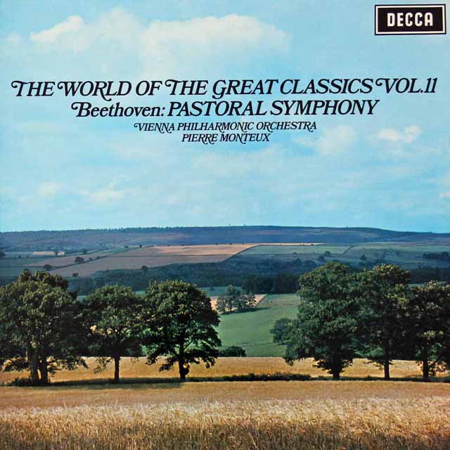 モントゥーのベートーヴェン/交響曲第6番「田園」　英DECCA　3417　LP レコード
