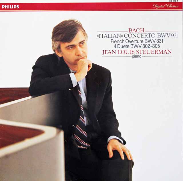 ストイアマンのバッハ/イタリア協奏曲ほか　蘭PHILIPS　3040　LP レコード