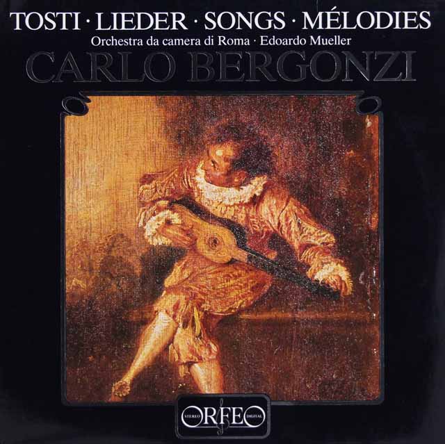 ベルゴンツィのトスティ/歌曲選集　独ORFEO　3041　LP レコード
