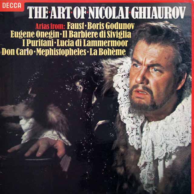 ギャウロフの芸術　英DECCA　3418　LP レコード