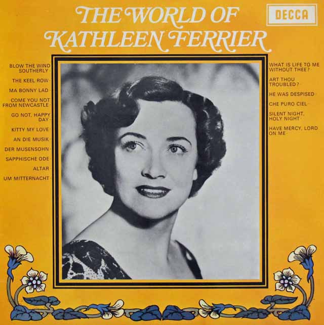 キャスリーン・フェリアの世界　英DECCA　3418　LP レコード