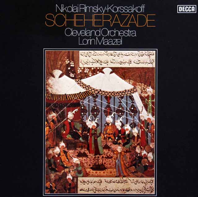マゼールのリムスキー=コルサコフ/「シェヘラザード」　独DECCA　3418　LP レコード