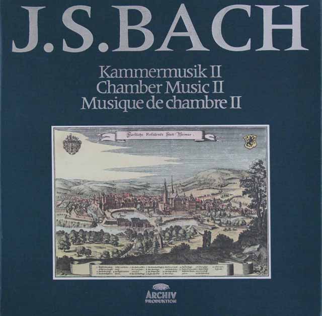 ニコレ、フルニエ、リヒターらのバッハ/室内楽曲集2　独ARCHIV　3419　LP レコード