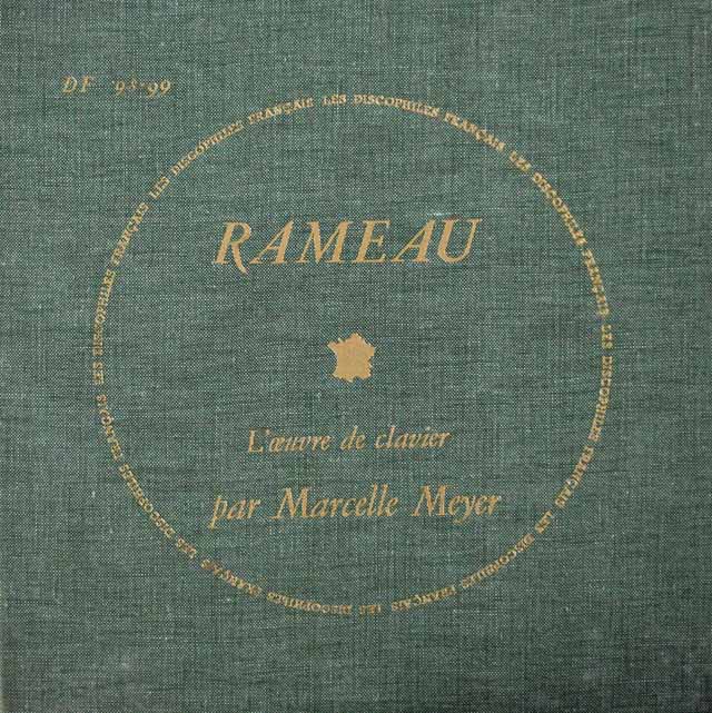 メイエルのラモー/クラヴサン曲集　仏LES DISCOPHILES FRANCAIS　3042　LP レコード