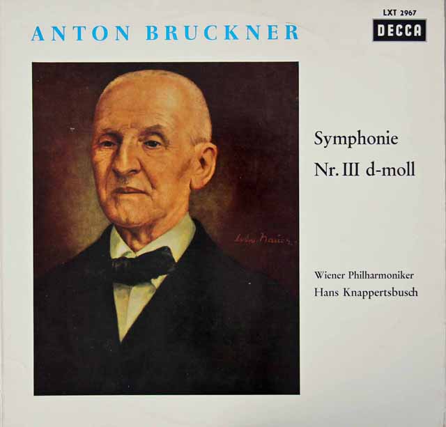 クナッパーツブッシュのブルックナー/交響曲第3番　独DECCA　3042　LP レコード