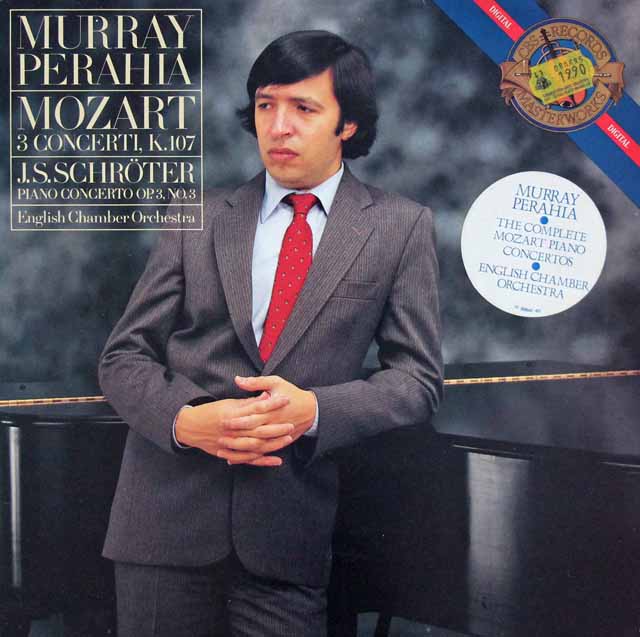 ペライアのモーツァルト/ピアノ協奏曲第1～3番ほか　蘭CBS　3419　LP レコード