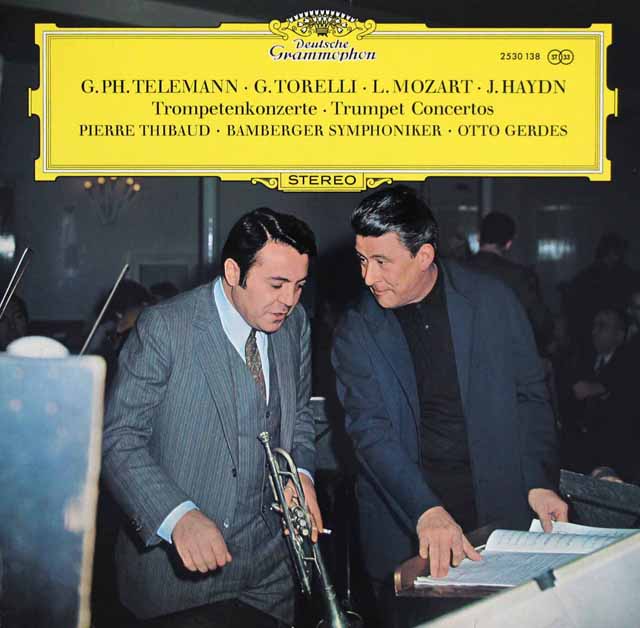 ティボーのハイドン/トランペット協奏曲他 　独DGG　3043　LP レコード