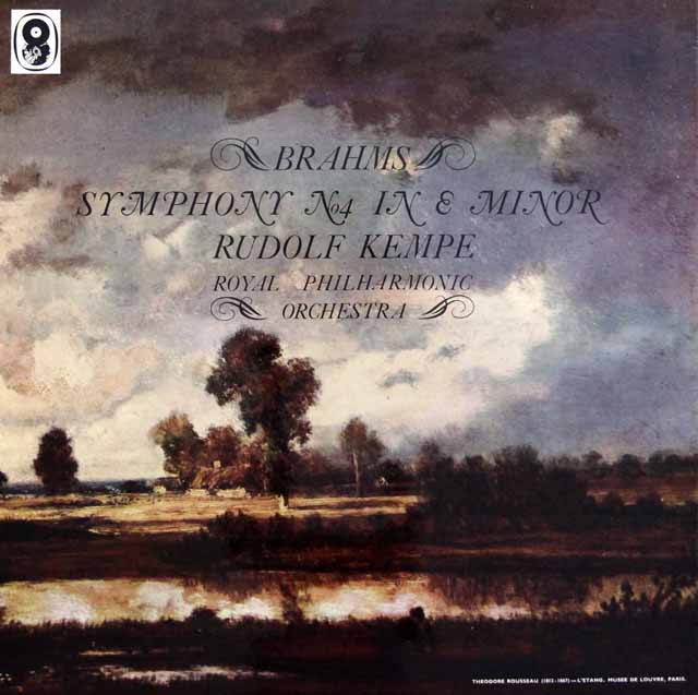 ケンペ、ロイヤル・フィルのブラームス/交響曲第4番　英WRC（EMI)　3043　LP レコード