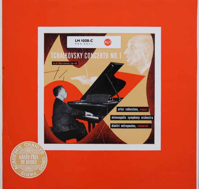 ルービンシュタインのチャイコフスキー/ピアノ協奏曲第1番　独RCA　3421　LP レコード