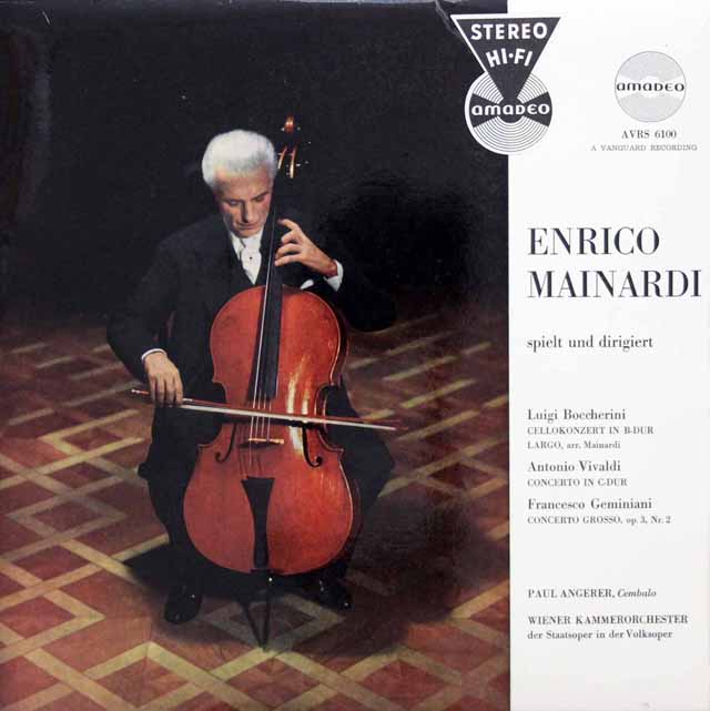 マイナルディのボッケリーニ/チェロ協奏曲ほか　オーストリアAMADEO   3043　LP レコード