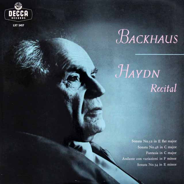 【オリジナル盤】バックハウスのハイドン・リサイタル　英DECCA　3044　LP レコード