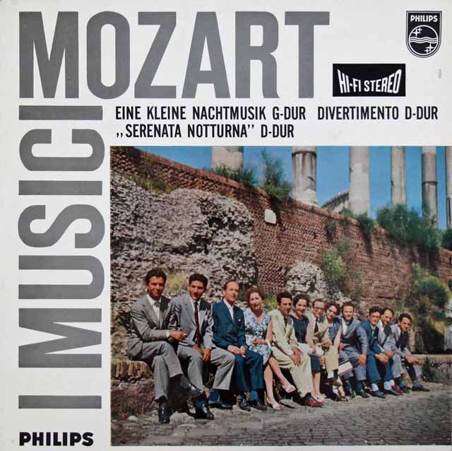 イ・ムジチのモーツァルト/アイネ・クライネ・ナハトムジークほか　蘭PHILIPS　3044　LP レコード