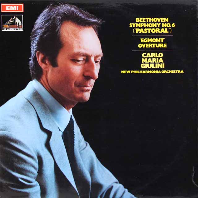 【オリジナル盤】ジュリーニのベートーヴェン/交響曲第6番「田園」ほか　英EMI　3044　LP レコード